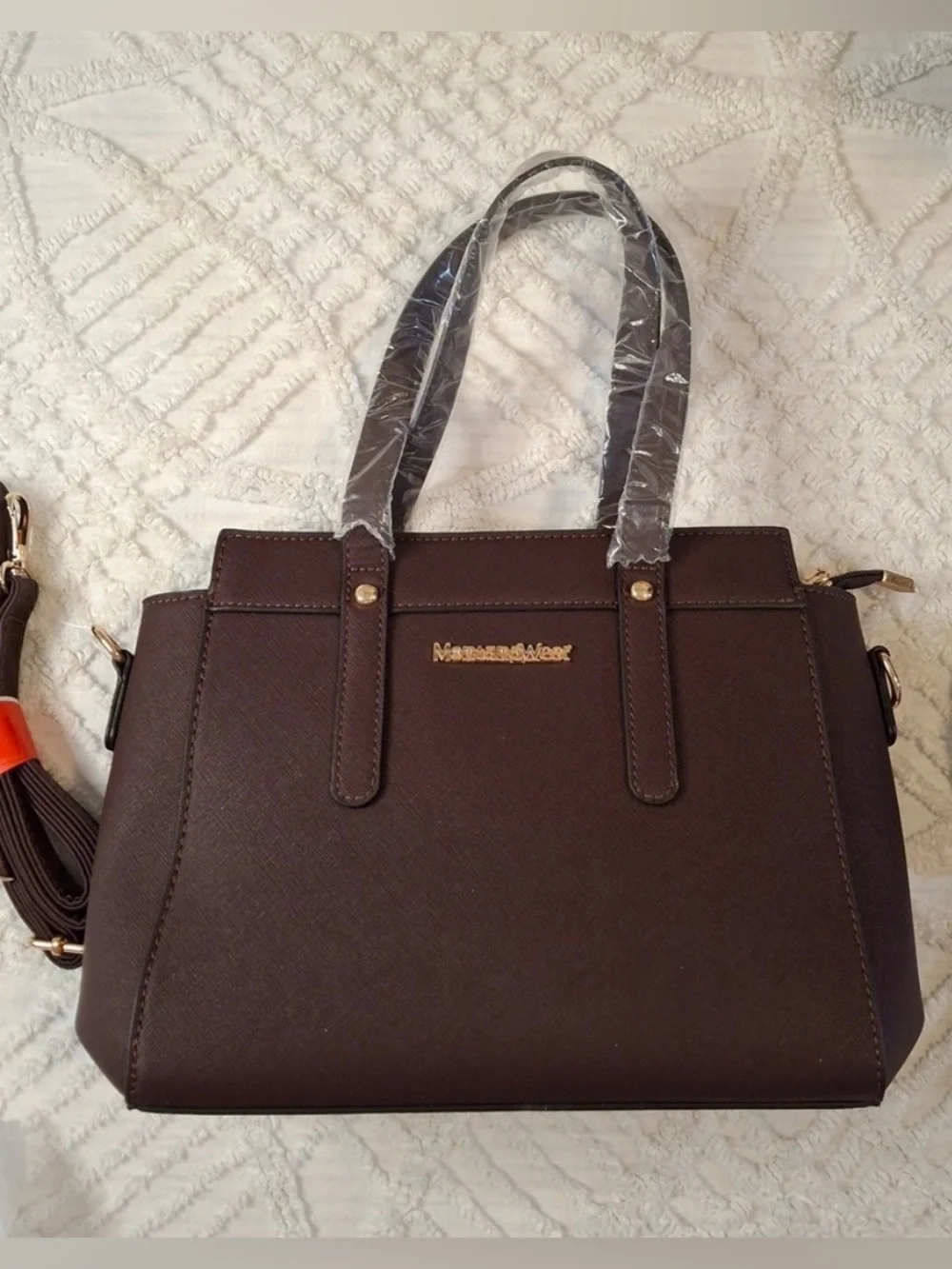 Montana West Brown 3-Piece Tote, Satchel & Wallet Set